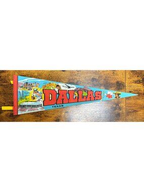 Vintage Dallas, Texas pennant